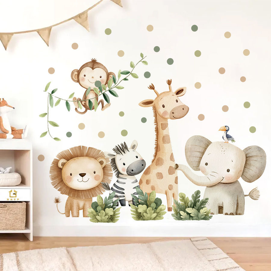 Home Textiles Perth - Naklejki ścienne Boho Las Zwierzęta do