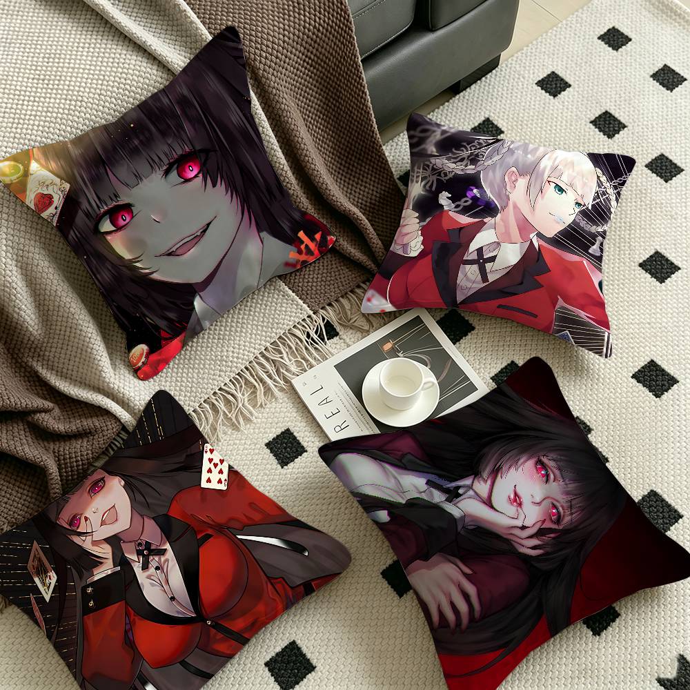 Japanese Home Textiles - Japońska manga Kakegurui Poszewka na poduszkę