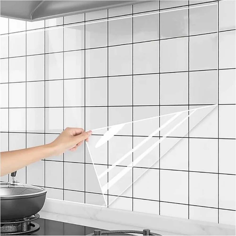 Home Textiles Perth - Tapeta kuchenna na ścianę 3M/5M/10M, przezroczysta