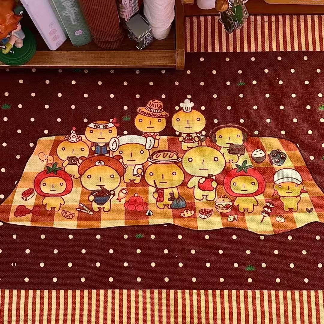Japanese Home Textiles - Japońska starożytna podkładka na stół w
