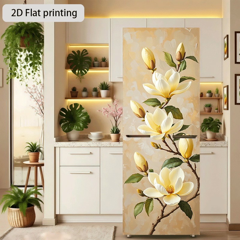 Home Textiles Perth - Naklejka na lodówkę, wzór z sztucznego