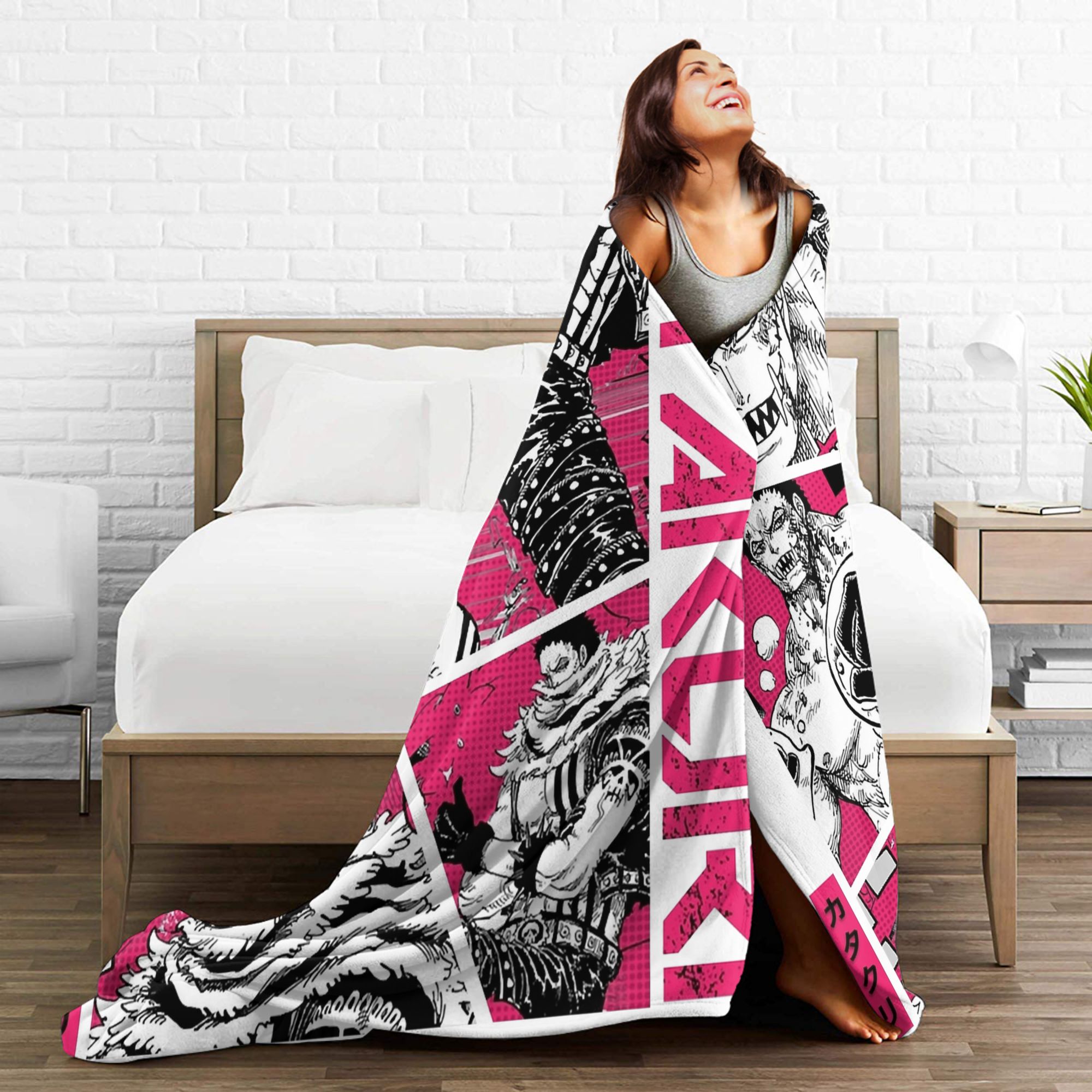 Koc z flaneli z motywem Kataku – Bed Sheet Microfiber recenzja i cena