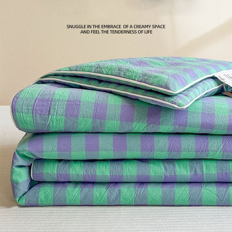 Japońska kołdra letnia w kratę – Japanese Home Textiles recenzja i cena