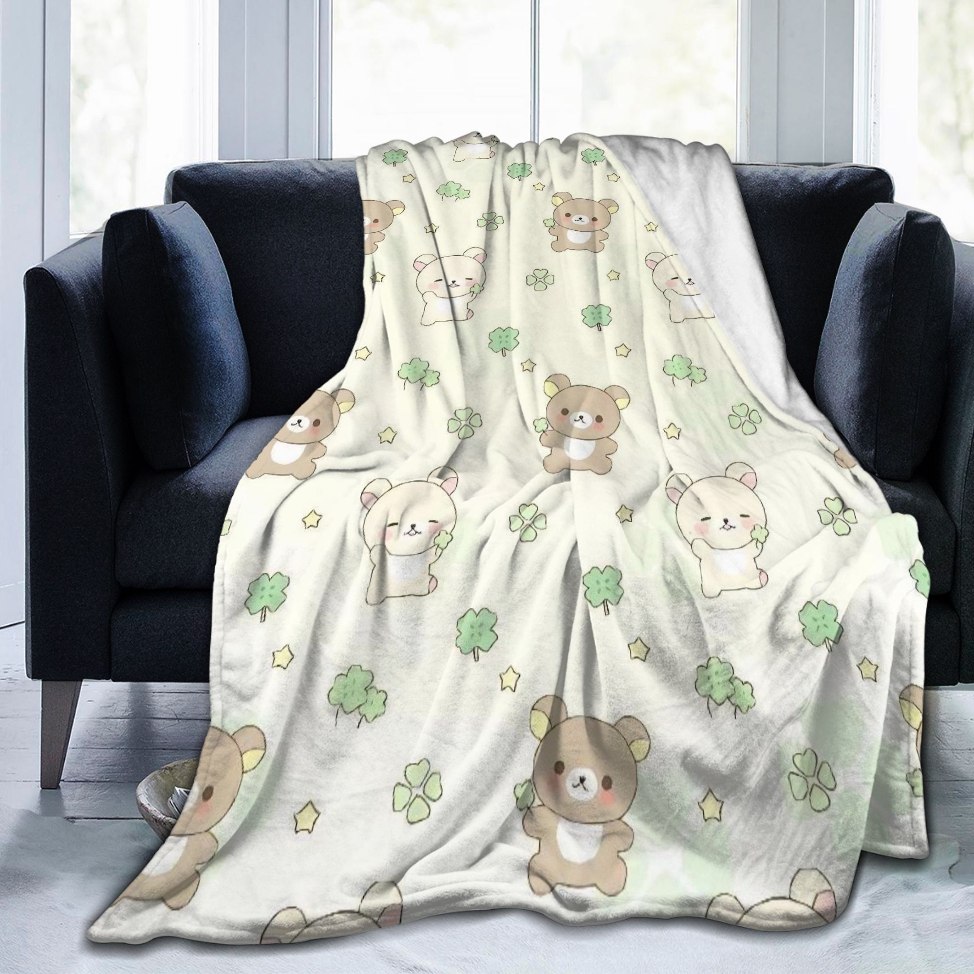 Koc z motywem Rilakkuma i Kori – Japanese Home Textiles recenzja i cena