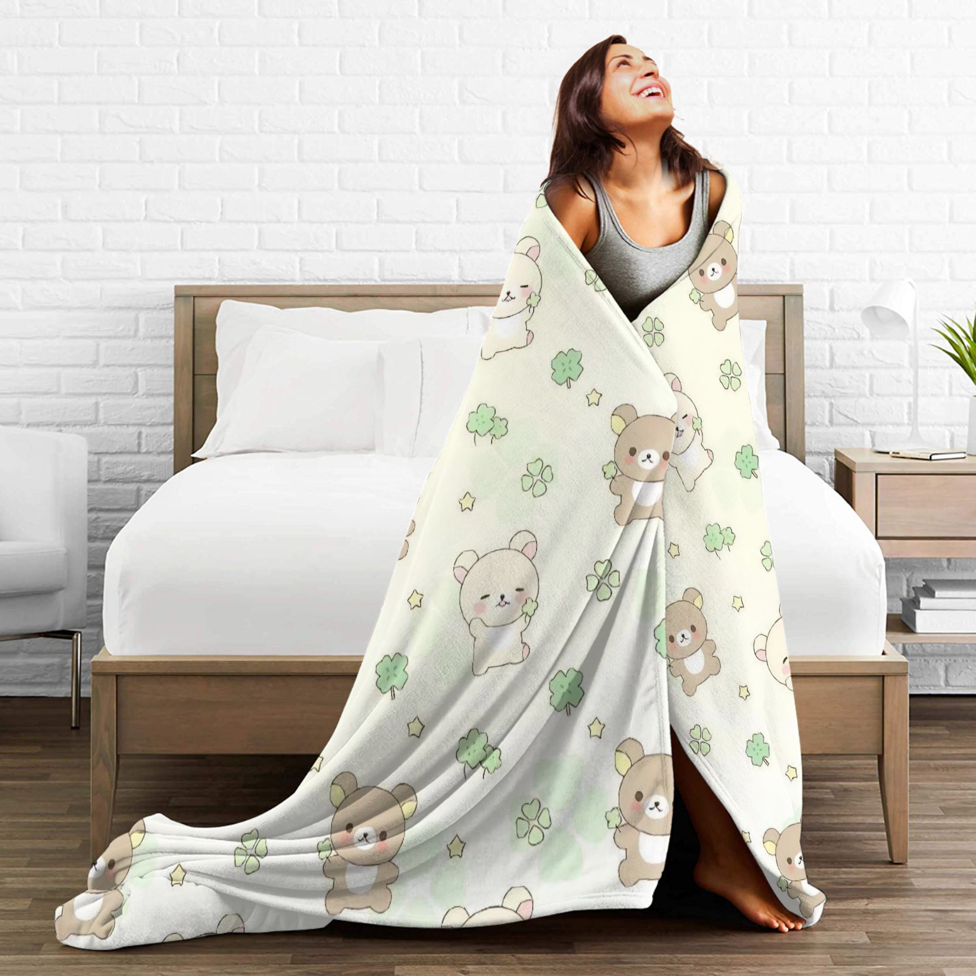 Koc z motywem Rilakkuma i Kori – Japanese Home Textiles recenzja i cena