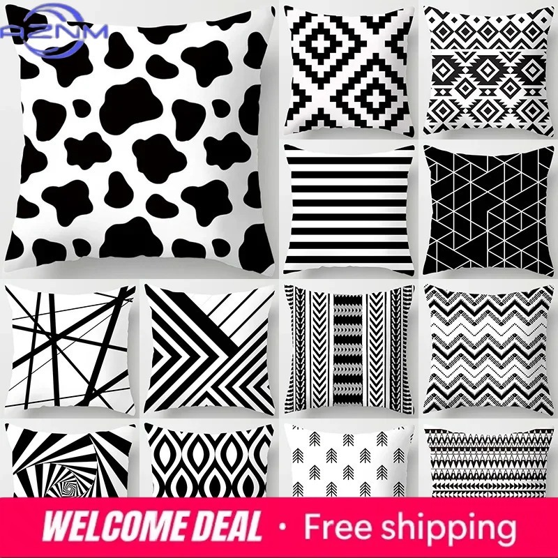 Czarna ozdobna poszewka na pod – Home Lines Textiles recenzja i cena